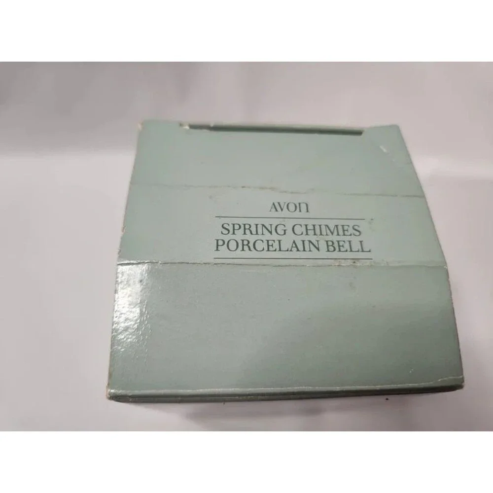 Vintage 1991 Avon Spring Chimes Pink Porcelain Bell